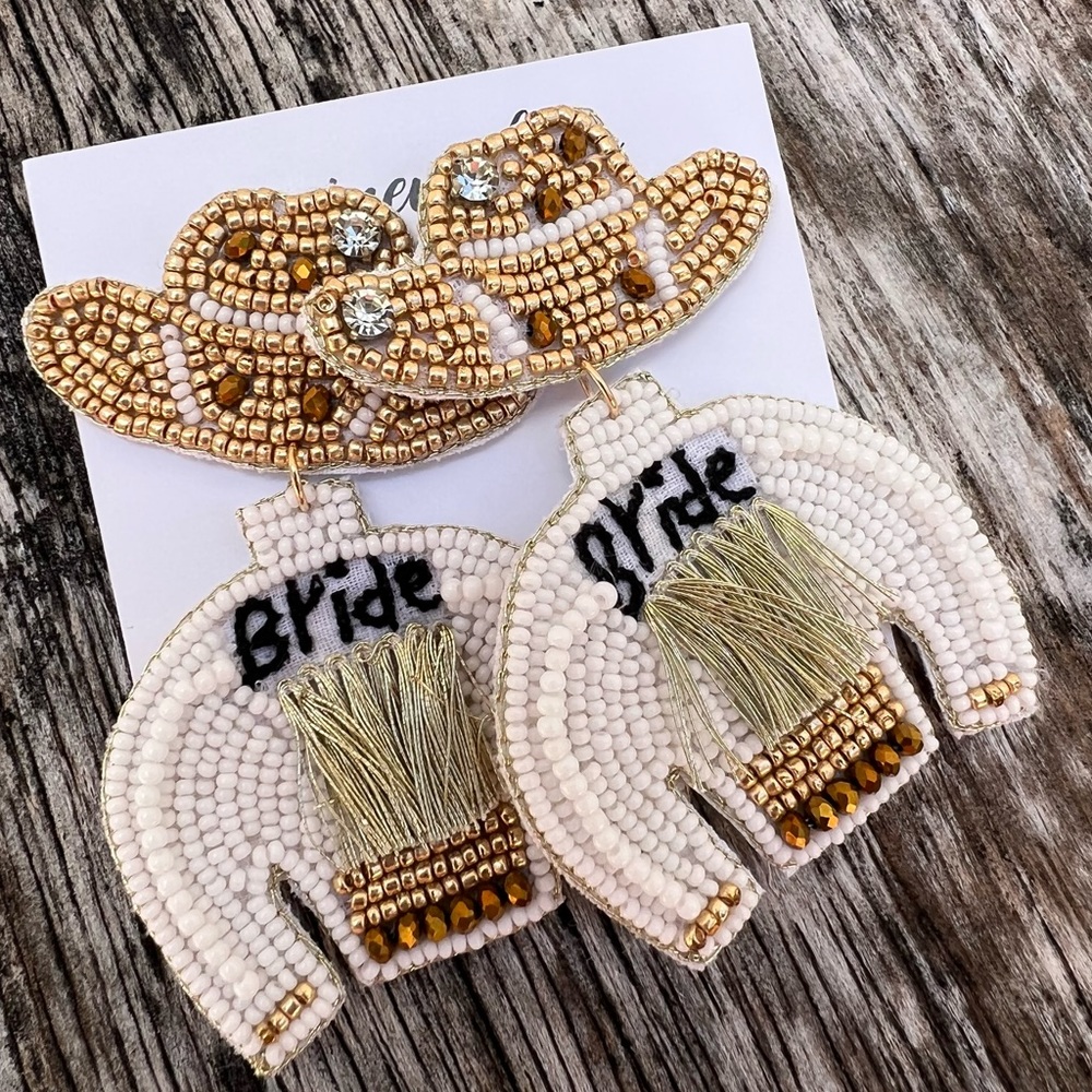 Bride earrings